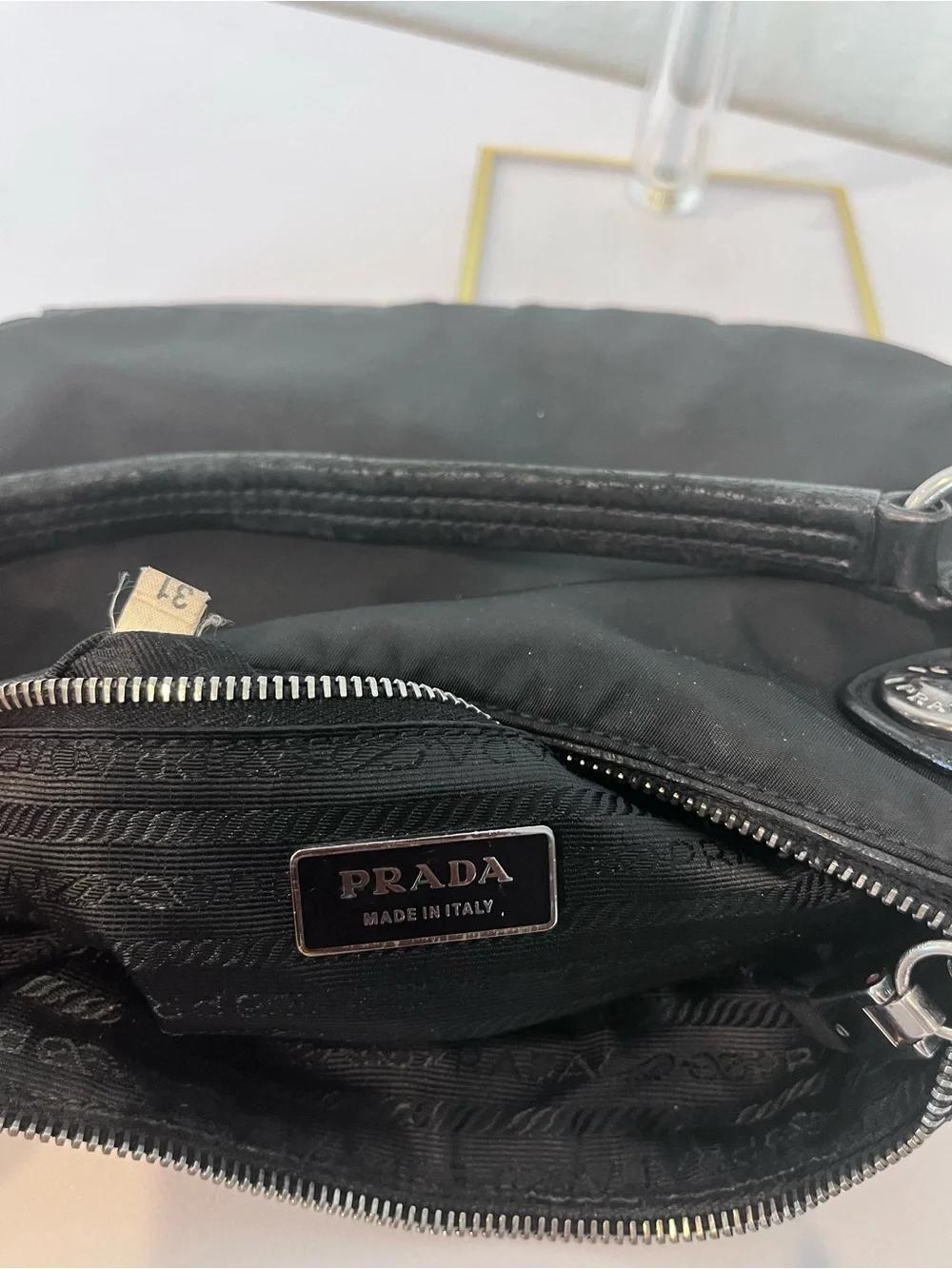 PRADA VINTAGE TESSUTO NYLON HOBO.